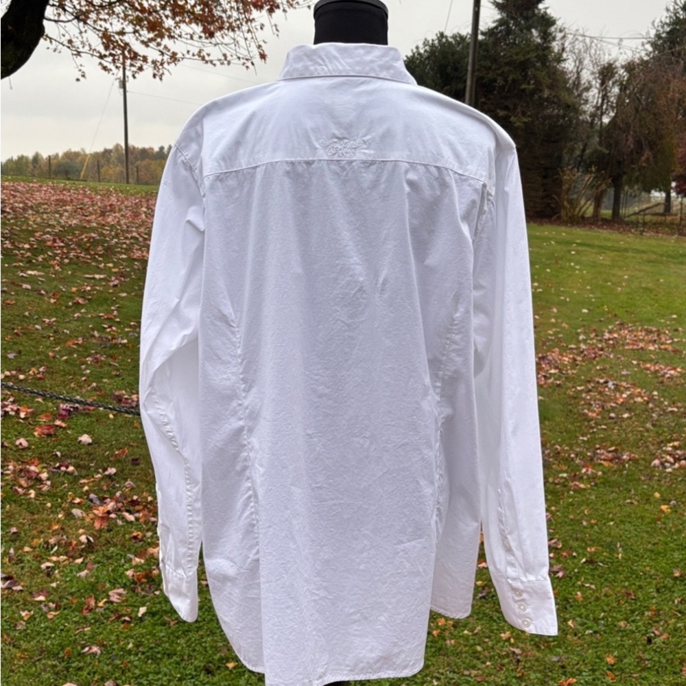 Ariat Real Kirby Stretch LS White Button Down Shirt Women’s Size 2X - Picture 7 of 15